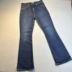 AGOLDE Nico High Rise Slim Fit Boot Cut Jeans Dark Denim Womens Size 28